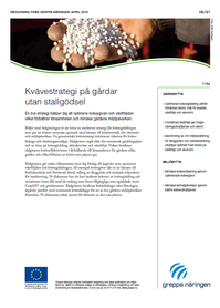 Modulblad 11Aa Kvävestrategi på gårdar utan stallgödsel