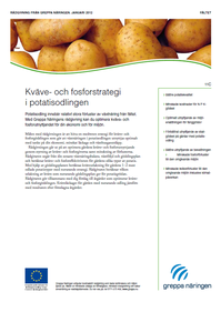 Modulblad 11C Kväve- och fosforstrategii potatisodlingen