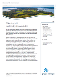 Modulblad 13C Växtskydd i vattenskyddsområden