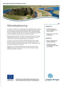 Modulblad 14A Våtmarksplanering