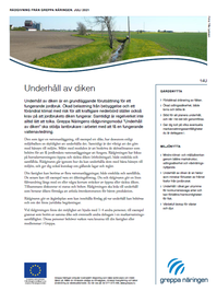 Modulblad 14U Underhåll av diken