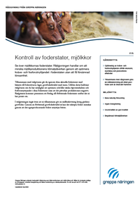 Modulblad 41A Kontroll av foderstater, mjölkkor